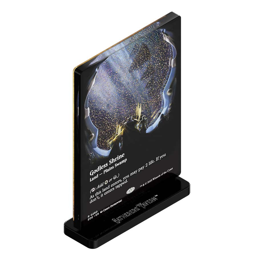 Gatherers' Tavern Pte Ltd -  Gatherers' Tavern: Magic The Gathering: Eoe Edge Of Eternities: Godless Shrine Slab Standee