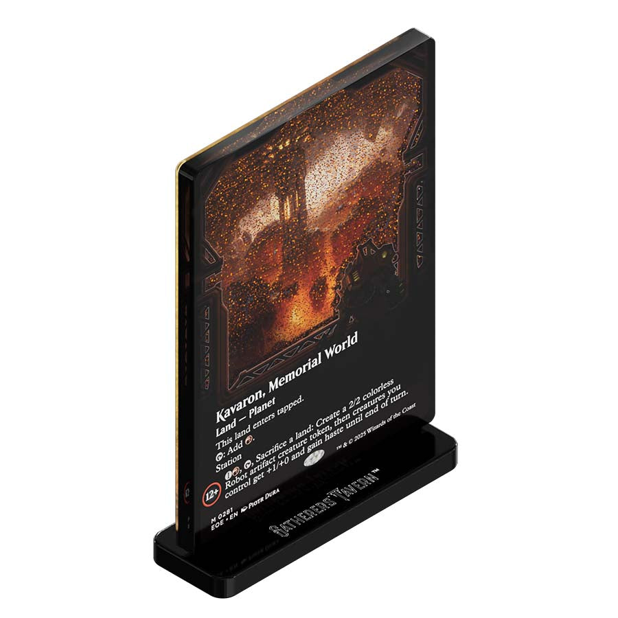 Gatherers' Tavern Pte Ltd -  Gatherers' Tavern: Magic The Gathering: Eoe Edge Of Eternities: Kavaron (Memorial World) Slab Standee