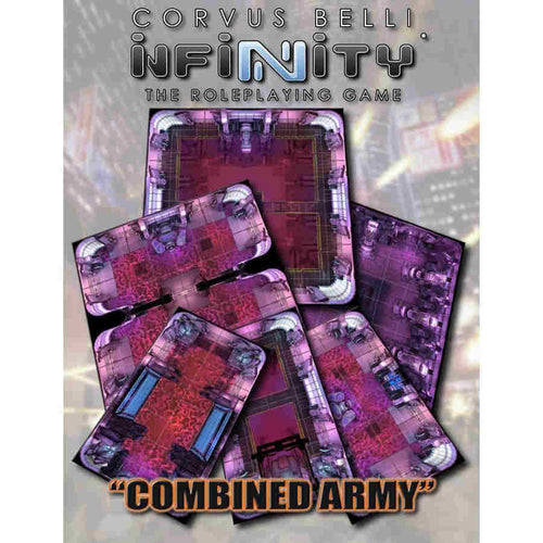 Modiphius Entertainment -  Infinity Rpg: Combined Army Geomorphic Tile Set Pre-Order