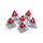 Modiphius Entertainment -  The Triangle Agency - Triangle Agency (Rpg): Dice Set (6D4)
