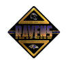 Baltimore Ravens Sign Metal Diamond Shape - Rico Industries