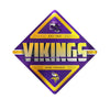 Minnesota Vikings Sign Metal Diamond Shape - Rico Industries