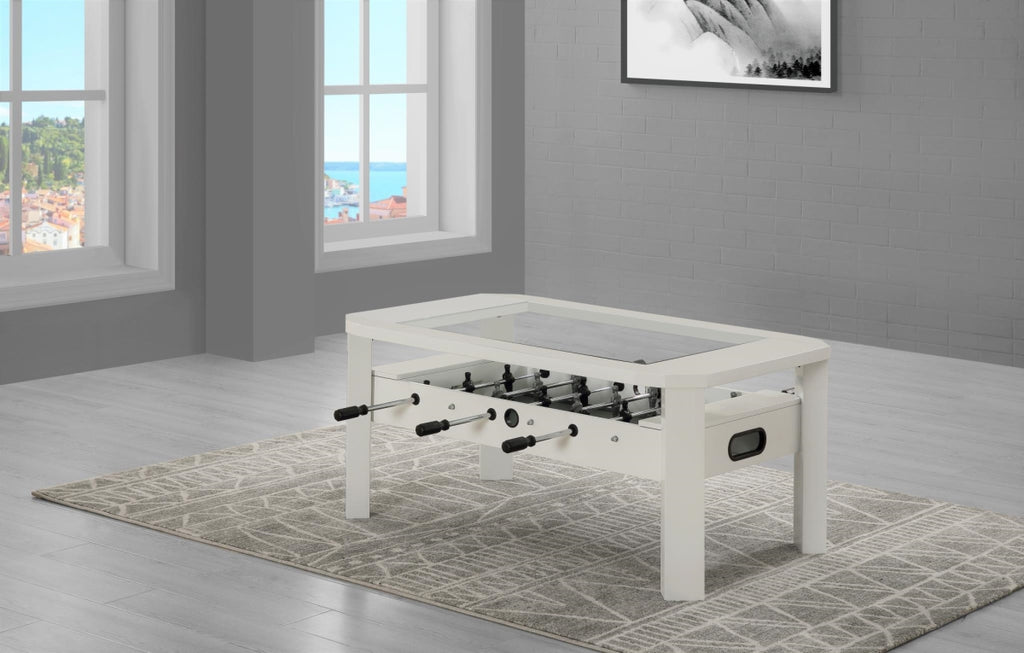 Myco Furniture CP100-WH 45 x 28 x 20 in. Cooper Foosball Table  White