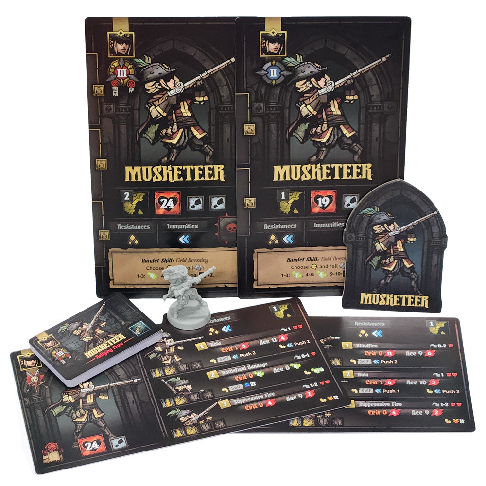 Mythic Games - Darkest Dungeon: The Board Game - Musketeer Hero Expansion