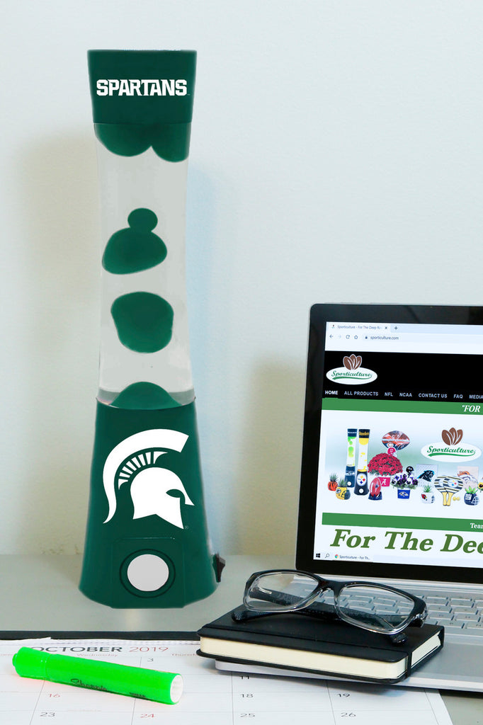 Michigan State Spartans Magma Lamp - Bluetooth Speaker Special Order - Sporticulture