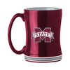 Mississippi State Bulldogs Coffee Mug 14oz Sculpted Relief Team Color - Logo Brands