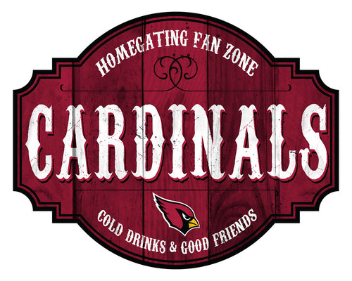 Arizona Cardinals Sign Wood 12 Inch Homegating Tavern - Fan Creations