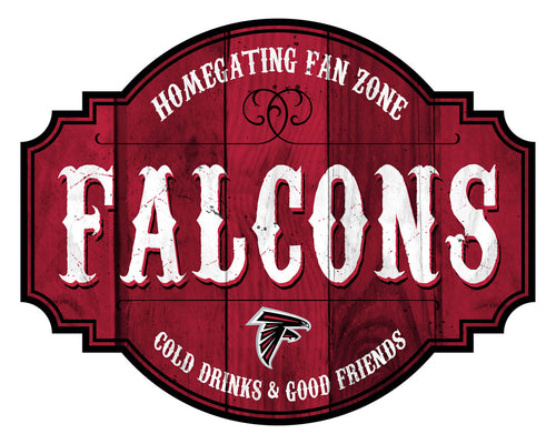 Atlanta Falcons Sign Wood 12 Inch Homegating Tavern - Fan Creations