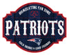 New England Patriots Sign Wood 12 Inch Homegating Tavern - Fan Creations