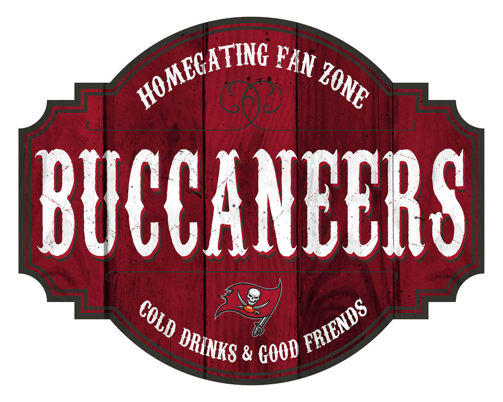 Tampa Bay Buccaneers Sign Wood 12 Inch Homegating Tavern - Fan Creations