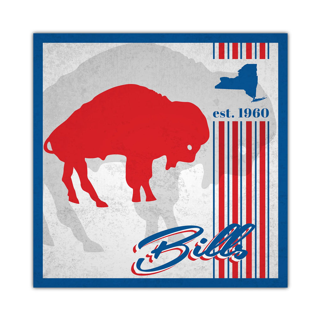 Buffalo Bills Sign Wood 10x10 Album Design - Fan Creations