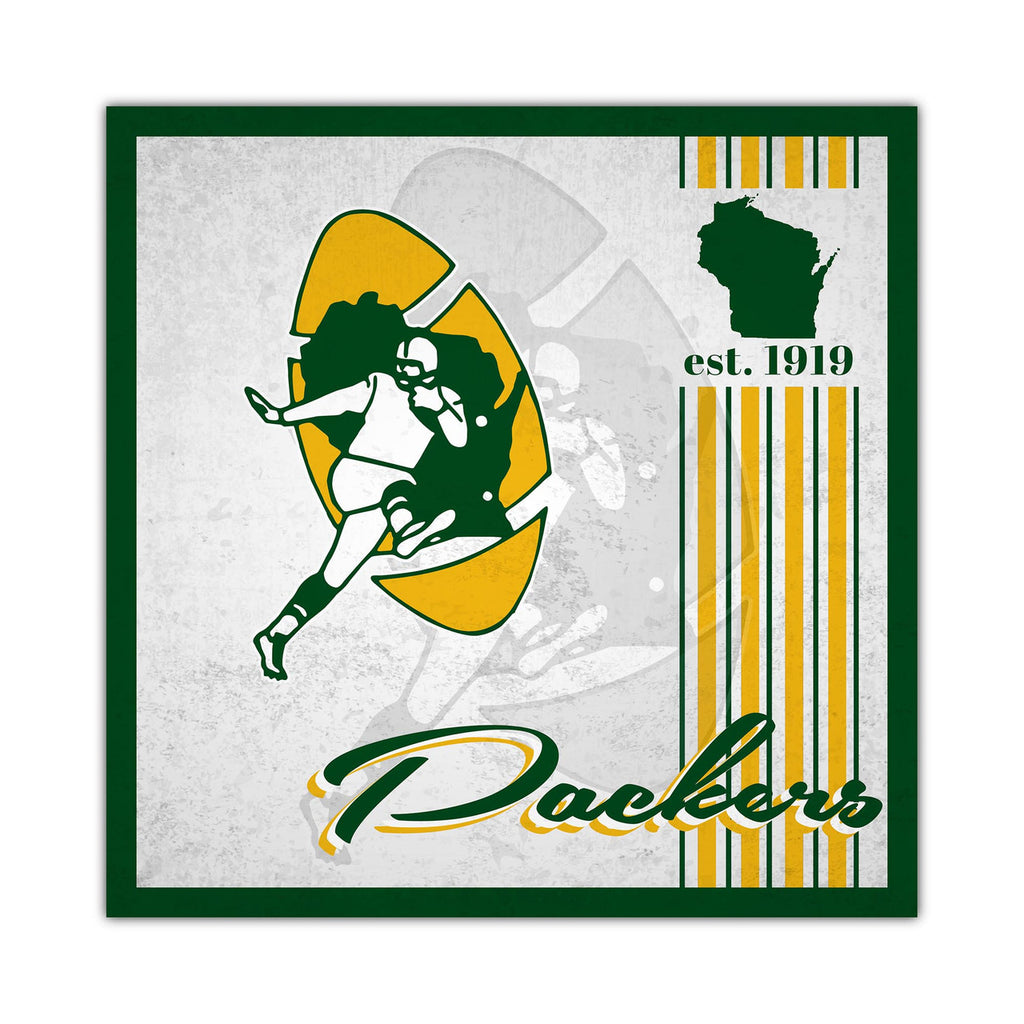 Green Bay Packers Sign Wood 10x10 Album Design - Fan Creations