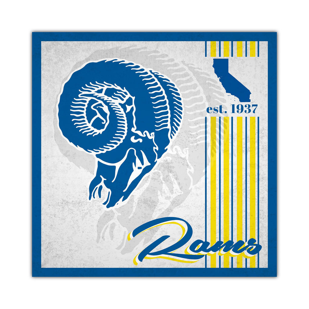 Los Angeles Rams Sign Wood 10x10 Album Design - Fan Creations