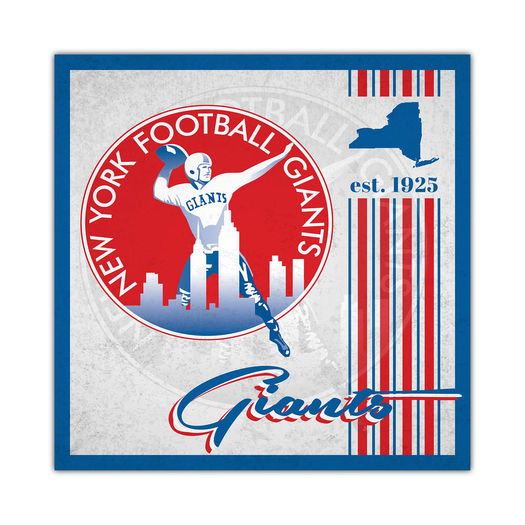 New York Giants Sign Wood 10x10 Album Design - Fan Creations