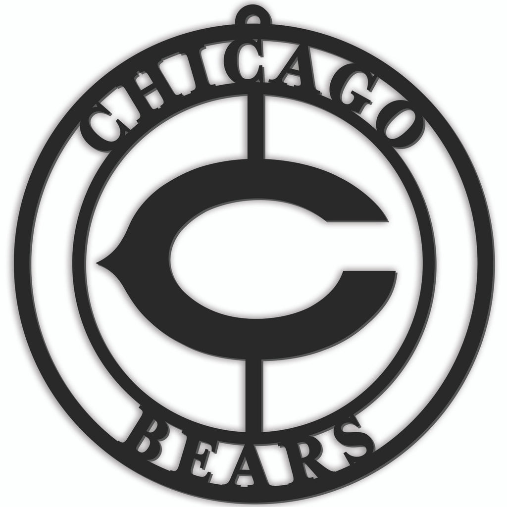 Chicago Bears Sign Door Hanger 16 Inch - Fan Creations