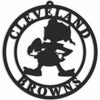 Cleveland Browns Sign Door Hanger 16 Inch - Fan Creations