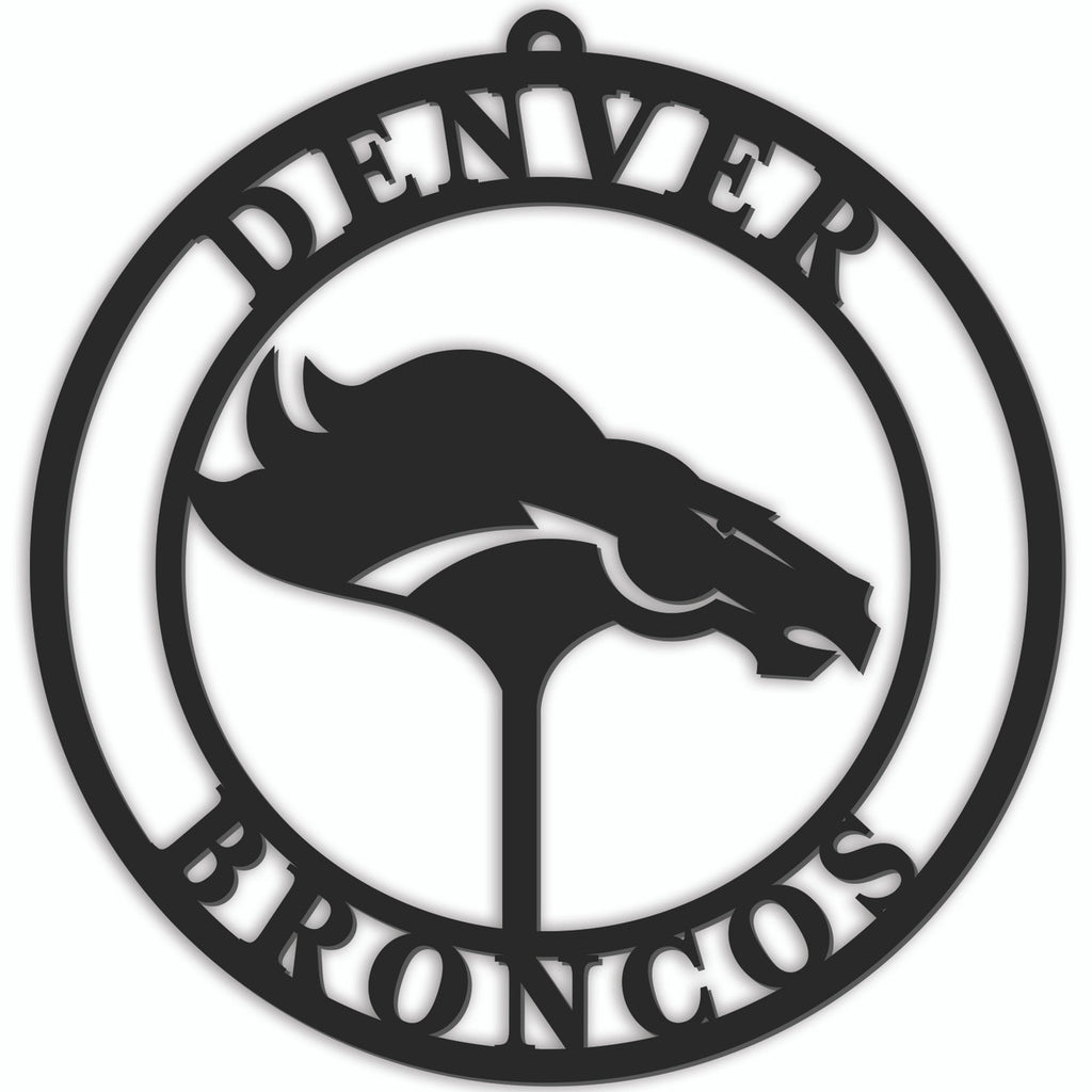 Denver Broncos Sign Door Hanger 16 Inch - Fan Creations