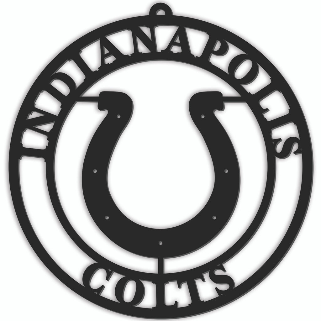 Indianapolis Colts Sign Door Hanger 16 Inch - Fan Creations