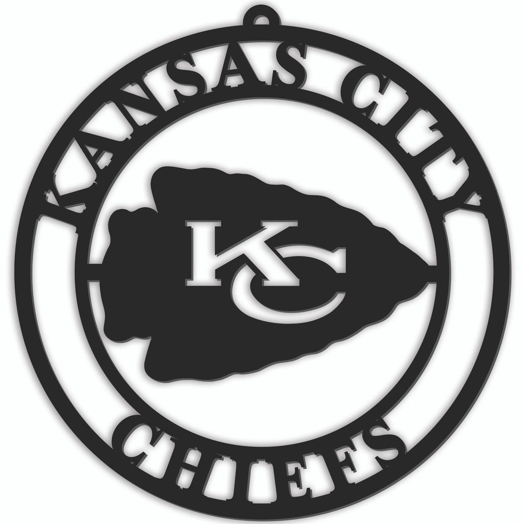 Kansas City Chiefs Sign Door Hanger 16 Inch - Fan Creations