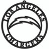 Los Angeles Chargers Sign Door Hanger 16 Inch - Fan Creations