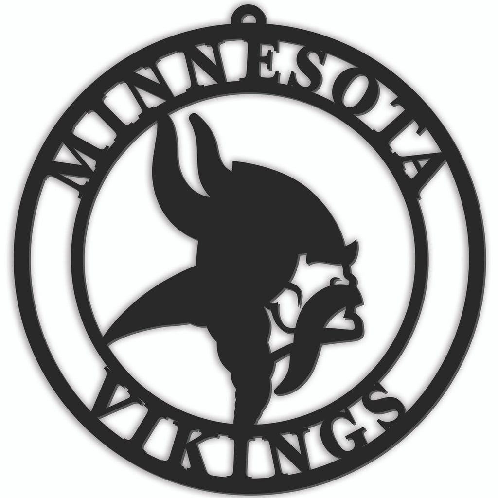 Minnesota Vikings Sign Door Hanger 16 Inch - Fan Creations