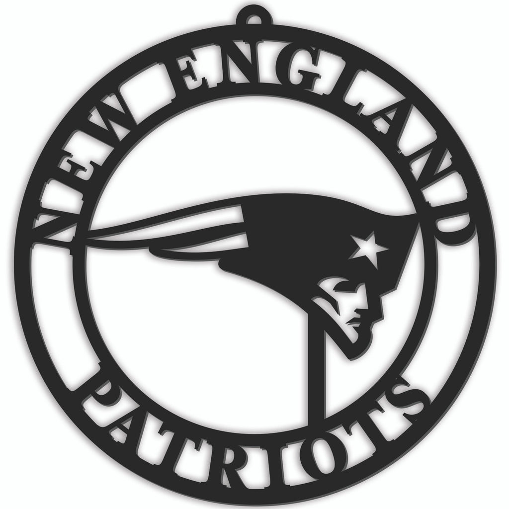 New England Patriots Sign Door Hanger 16 Inch - Fan Creations