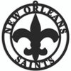 New Orleans Saints Sign Door Hanger 16 Inch - Fan Creations