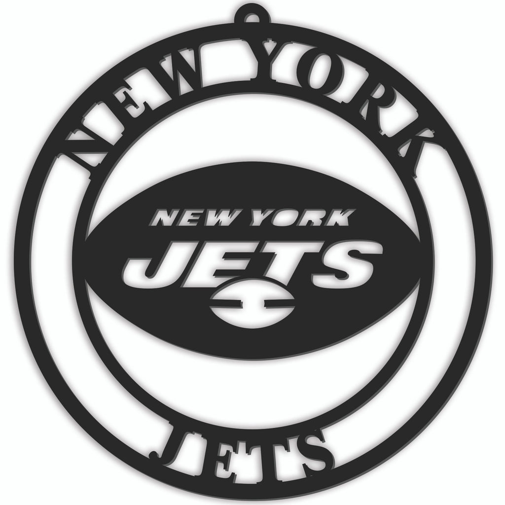 New York Jets Sign Door Hanger 16 Inch - Fan Creations