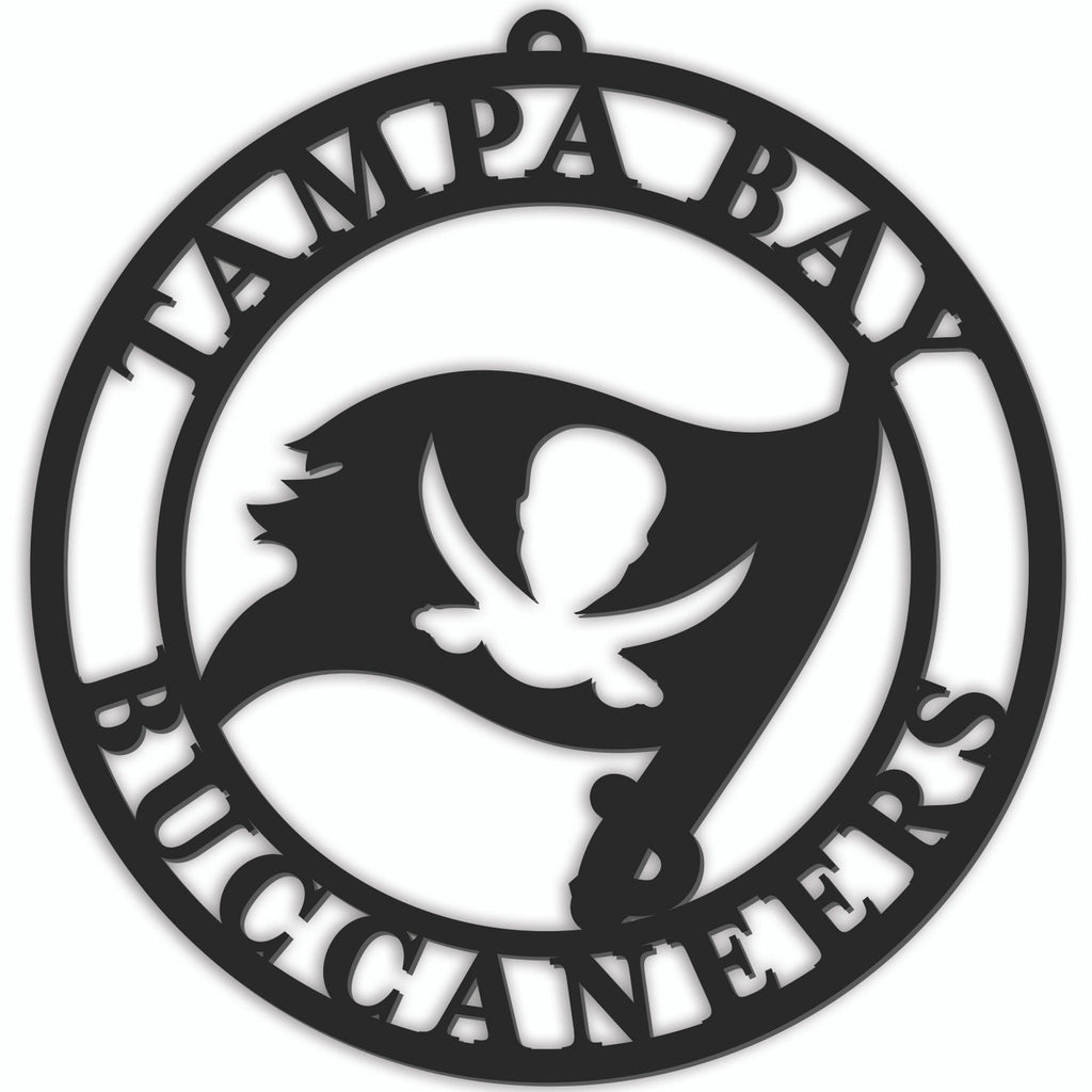 Tampa Bay Buccaneers Sign Door Hanger 16 Inch - Fan Creations