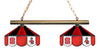 NORTH CAROLINA STATE 2-LIGHT GAME TABLE LIGHT - NCS-280GLN