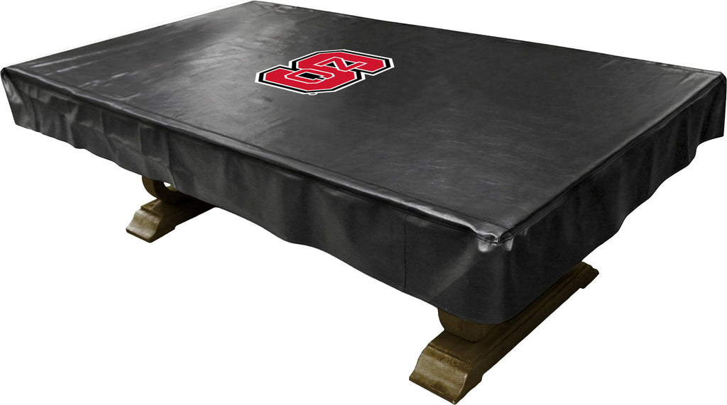 NORTH CAROLINA STATE BILLIARD TABLE COVER BLACK - NCSBTC100ST-9