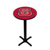 NORTH CAROLINA STATE PEDESTAL PUB TABLE RED - NCSPTB111