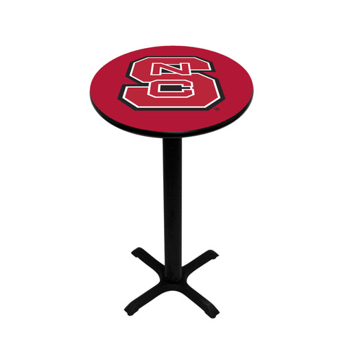 NORTH CAROLINA STATE PEDESTAL PUB TABLE RED - NCSPTB111