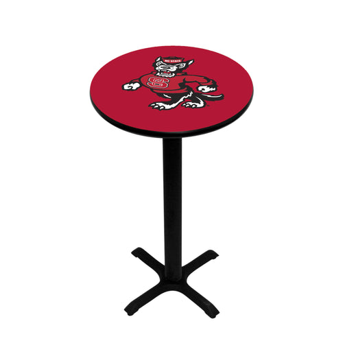 NORTH CAROLINA STATE PEDESTAL PUB TABLE RED - NCSPTB201