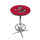 NORTH CAROLINA STATE CHROME FOOT RING PUB TABLE RED - NCSPTR201