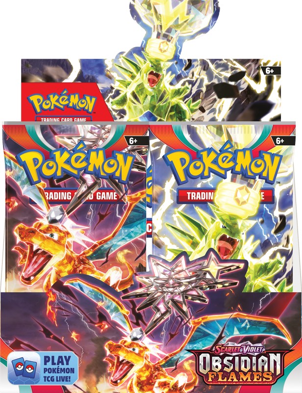 Pokemon - Pokemon Scarlet And Violet 3 Obsidian Flames Booster