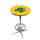 NORTH DAKOTA STATE CHROME FOOT RING PUB TABLE GOLD - NDSPTR102