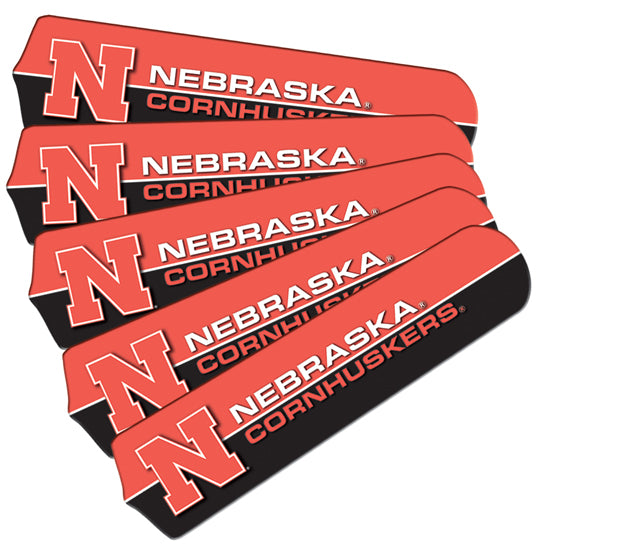 NEBRASKA FAN BLADE SET RED/BLACK - NEBFBL100-52