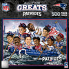 New England Patriots Puzzle 500 Piece All-Time Greats - Masterpieces Puzzle Company