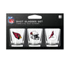Arizona Cardinals Shot Glass Set 3 Pack - Mojo Licensing
