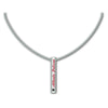 Atlanta Falcons Necklace Silver Bar - Mojo Licensing