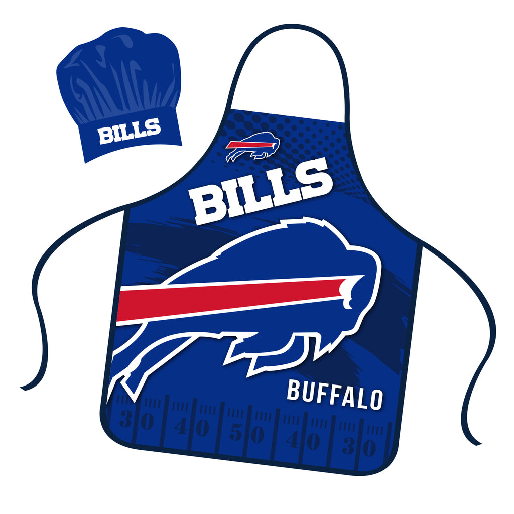 Buffalo Bills Chef Hat and Apron Set - Mojo Licensing
