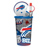 Buffalo Bills Helmet Cup 32oz Plastic with Straw - Mojo Licensing