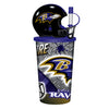 Baltimore Ravens Helmet Cup 32oz Plastic with Straw - Mojo Licensing