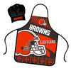 Cleveland Browns Chef Hat and Apron Set - Mojo Licensing