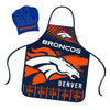 Denver Broncos Chef Hat and Apron Set - Mojo Licensing