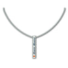 Denver Broncos Necklace Silver Bar - Mojo Licensing