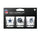 Dallas Cowboys Shot Glass Set 3 Pack - Mojo Licensing