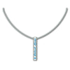 Detroit Lions Necklace Silver Bar - Mojo Licensing