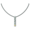 Green Bay Packers Necklace Silver Bar - Mojo Licensing